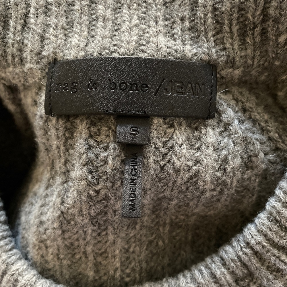 rag & bone Raglan Sleeve Merino Wool Sweater - Picture 5 of 7